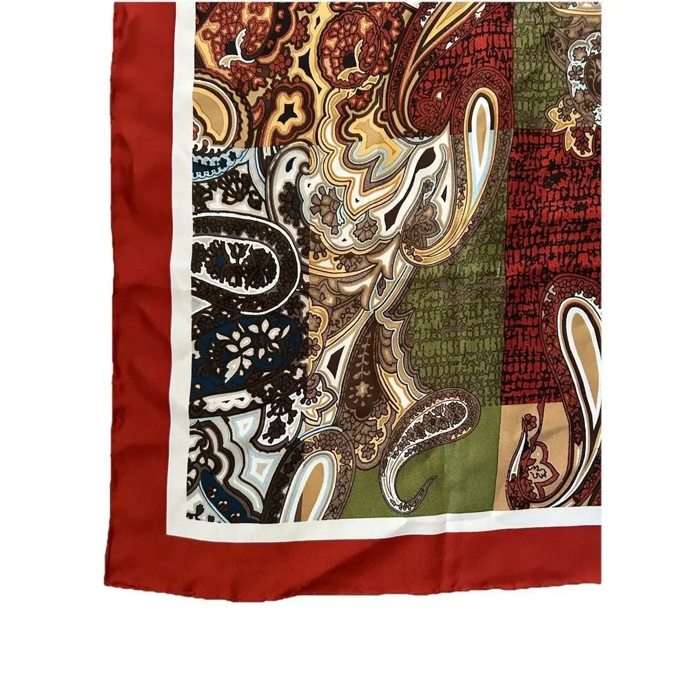 Vintage Doncaster Silk Square Scarf 34